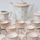 Limoges porcelain tea set? approx. 1950 (26 pieces)