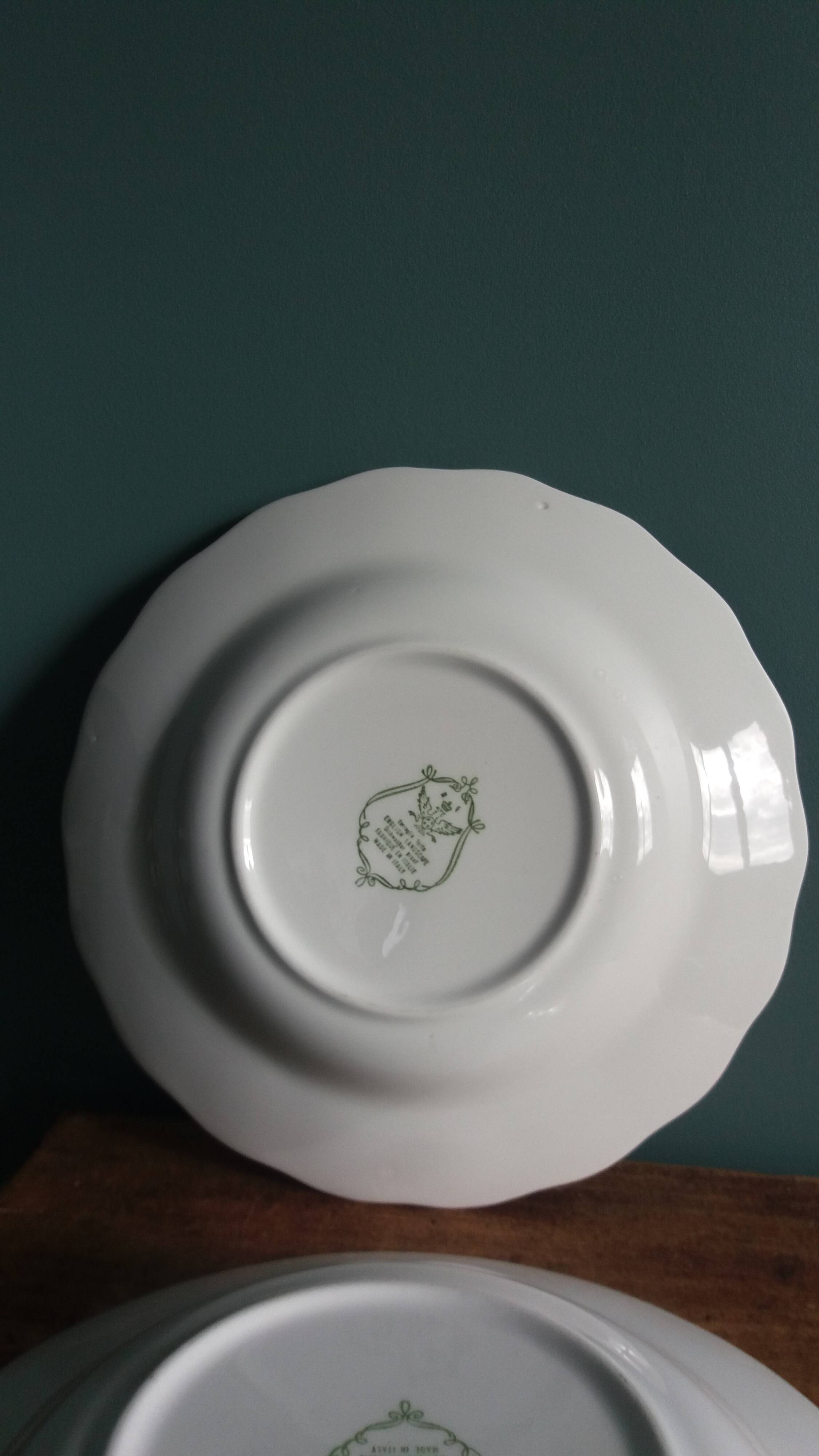 Decorative plates English landscape, Fontebasso Italy