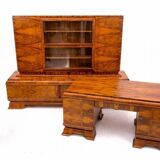 Art Deco office set from the 1930s, Poland. After renovation.