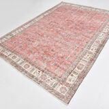 7x10 Pale Red Beige Turkish Area Rug, 209x308Cm SK 21028