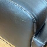 Leather club chair