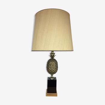 Golden pineapple lamp house Le Dauphin 70s