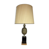 Lampe ananas doré maison Le Dauphin années 70