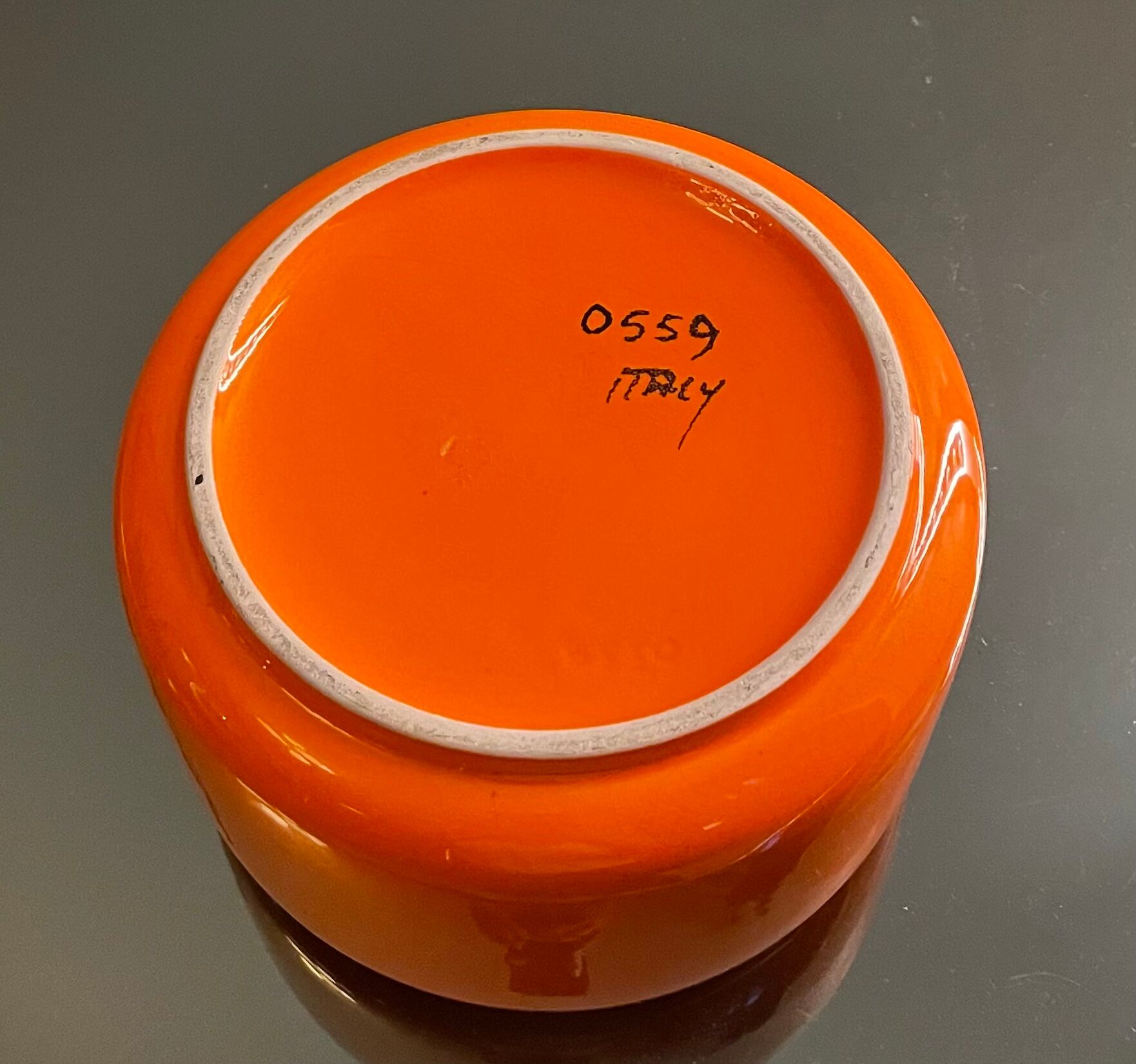 Ceramic ashtray Pino Spagnolo for Sicart, 1970s