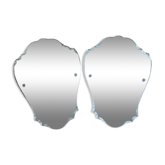 Set of 2 antique mirrors