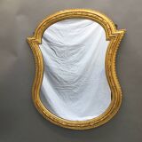C19th large gilt mirror