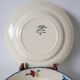 Lot of 5 digoin sarreguemines flat plates model "mary-lou" 1940