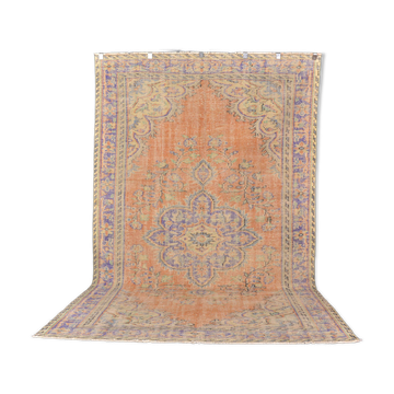 Tapis Oushak vintage anatolien sku2326