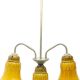 Mid-century chandelier from Polam, Germany, 1970s