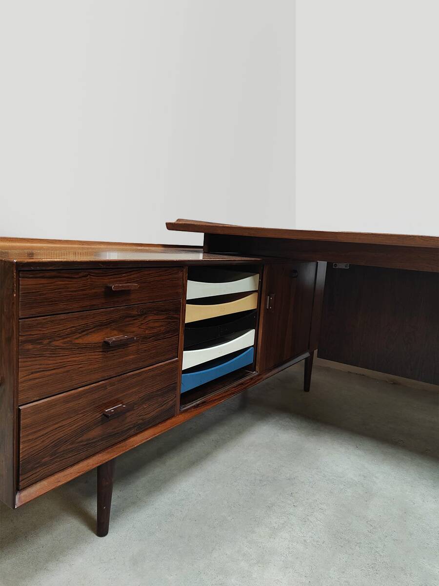 Rare vintage design executive desk Arne Vodder for Sibast model 209