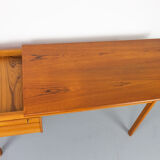 Teak Desk with movable table top by Løvig, 1960s