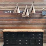 Patinated trade furniture