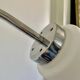Lampadaire design chrome 1970