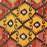 Tapis kilim artisanal anatolien, 271 cm x 90 cm
