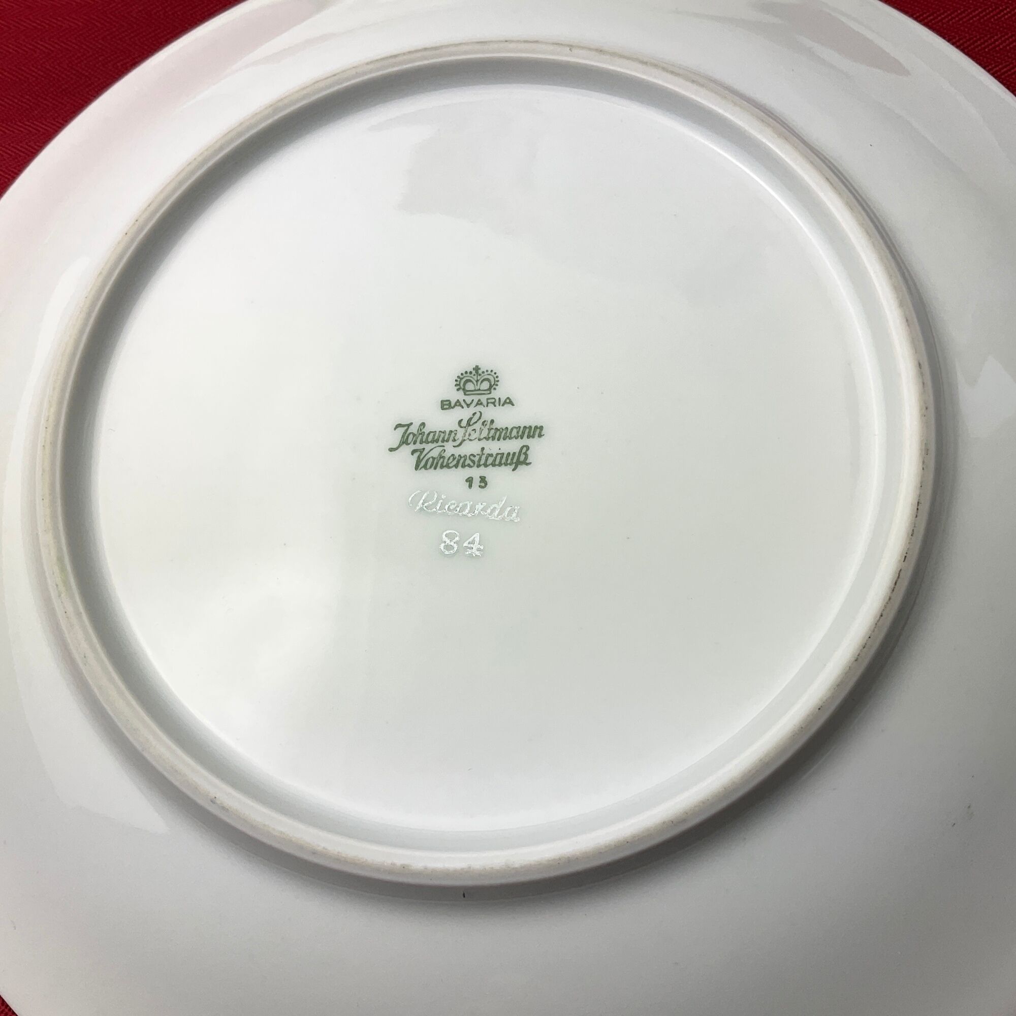 Set of 4 dessert plates Johann Seltmann Vohenstrauss Ricarda