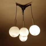 Lampe à suspension italienne du milieu du siècle de l'ère spatiale