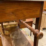 Marble dressing table and 1900 solid wood mirror