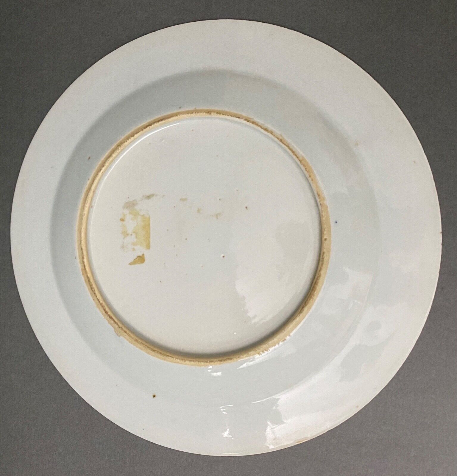 Flat plate in Chinese blue XVIII or XIX Blue and white décor