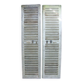 Volets persiennes  anciens  lamelles bois