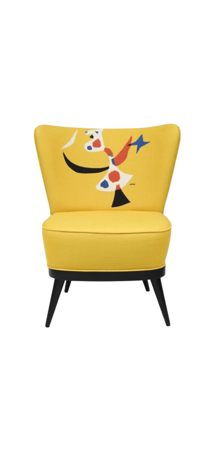 Chauffeuse Jules Pansu “Oiseau” d’après Joan Miró