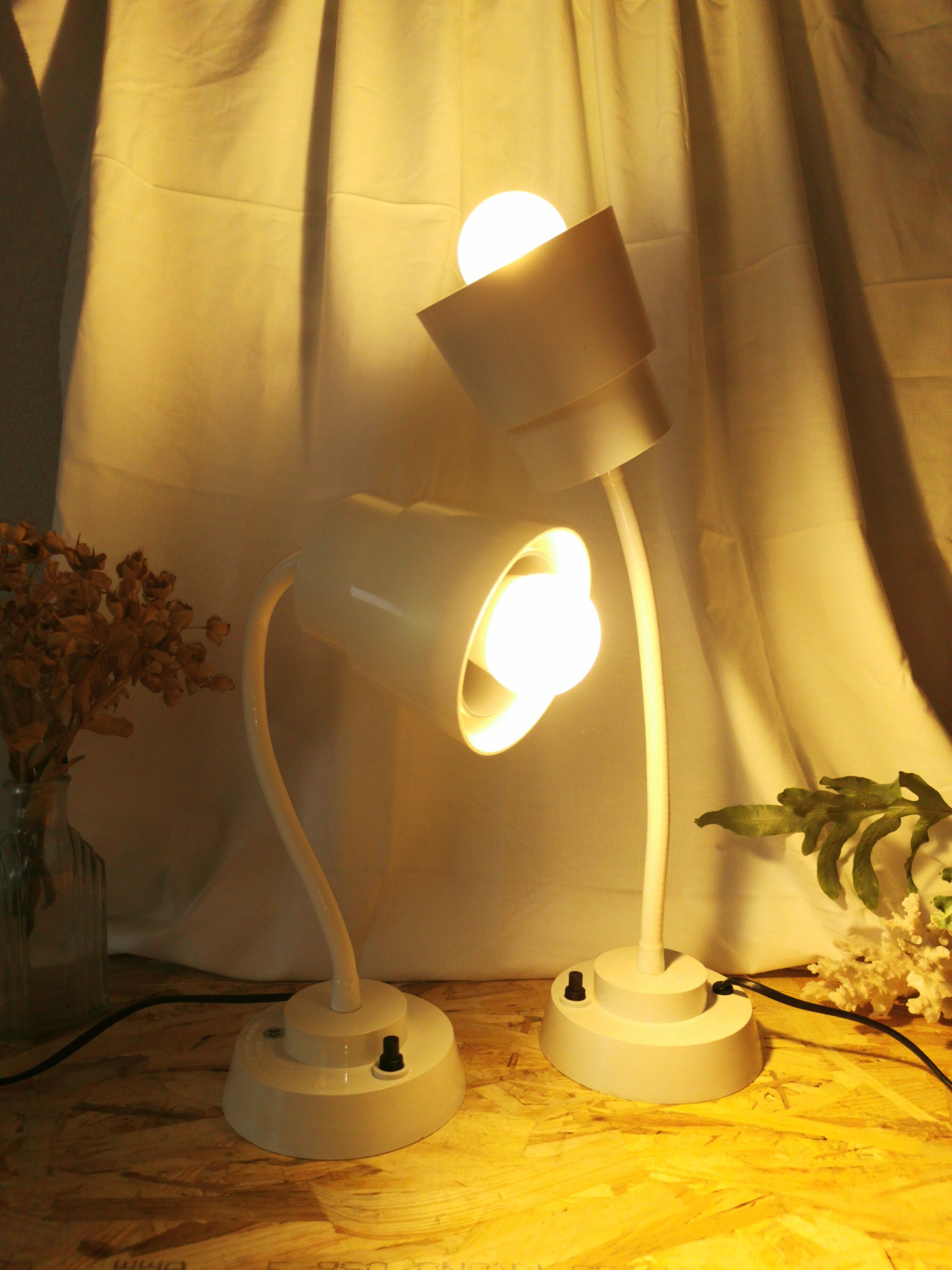 Lampes articulées de laboratoire, Jeulin, France, 1980