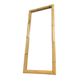 Rectangular vintage bamboo mirror 1m by 45cm