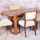 Czech Art Deco Table in Caucasian Walnut, 1930s