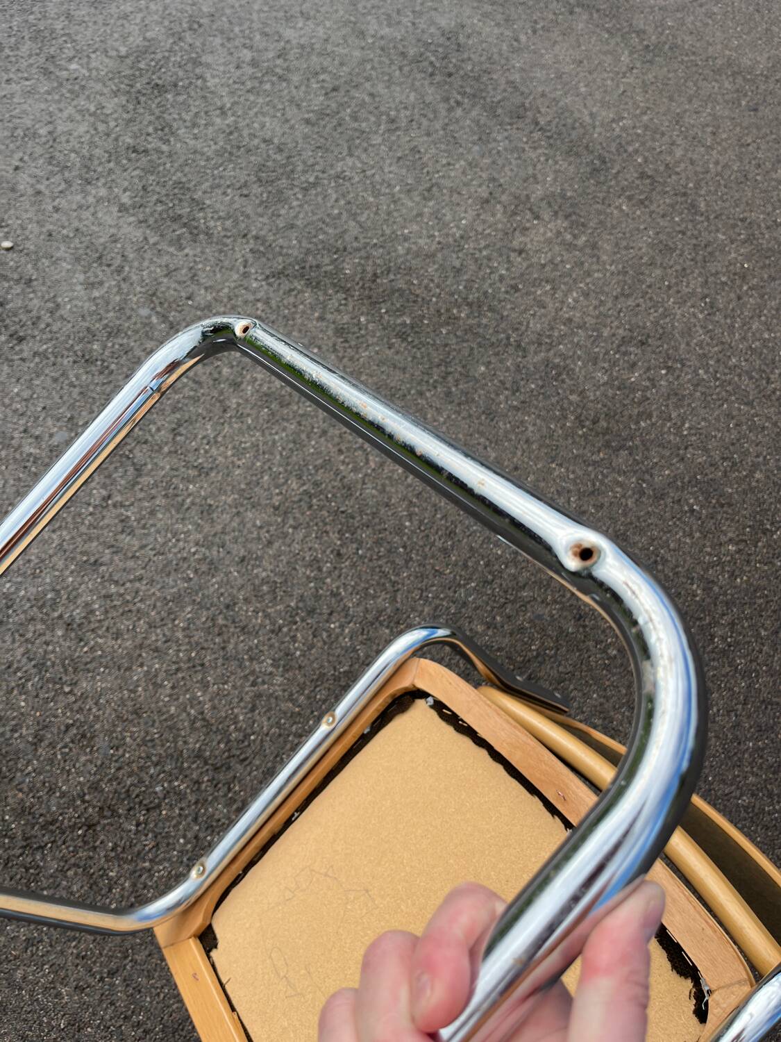 Vintage chaise cesca de marcel breuer b32 tissu