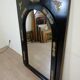 Miroir Empire en bois laqué noir et bronze doré époque XIXeme