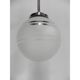 Suspension Art deco with glass globe