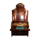 Bureau Empire d’acajou poli avec bois incrusté, années 1840