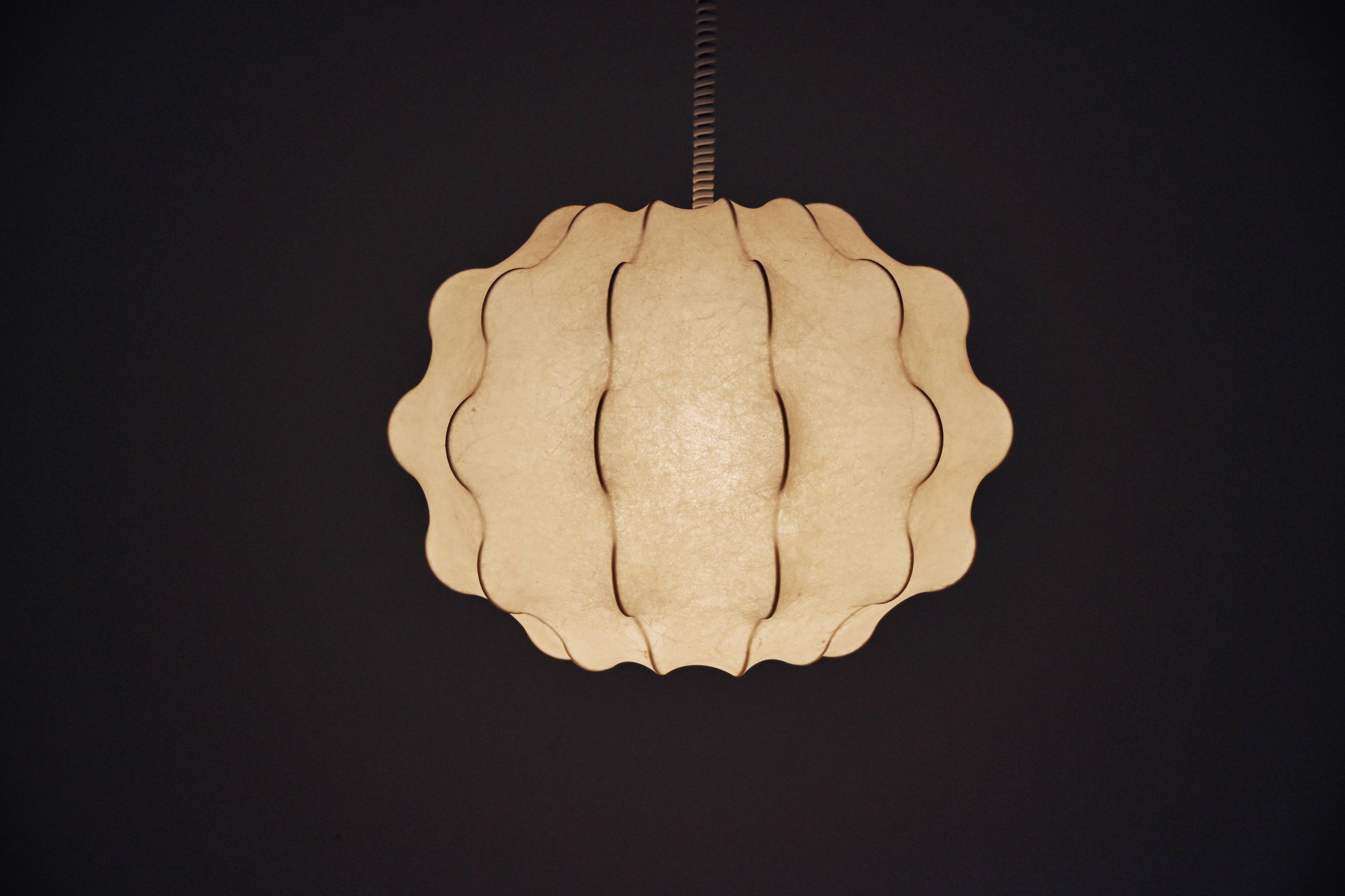Cocoon pendant light by Achille & Pier Giacomo Castiglioni for Flos, 1960s