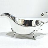 Silver sauceboat, England