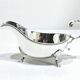 Silver sauceboat, England
