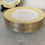 10 saint-amand dessert plates