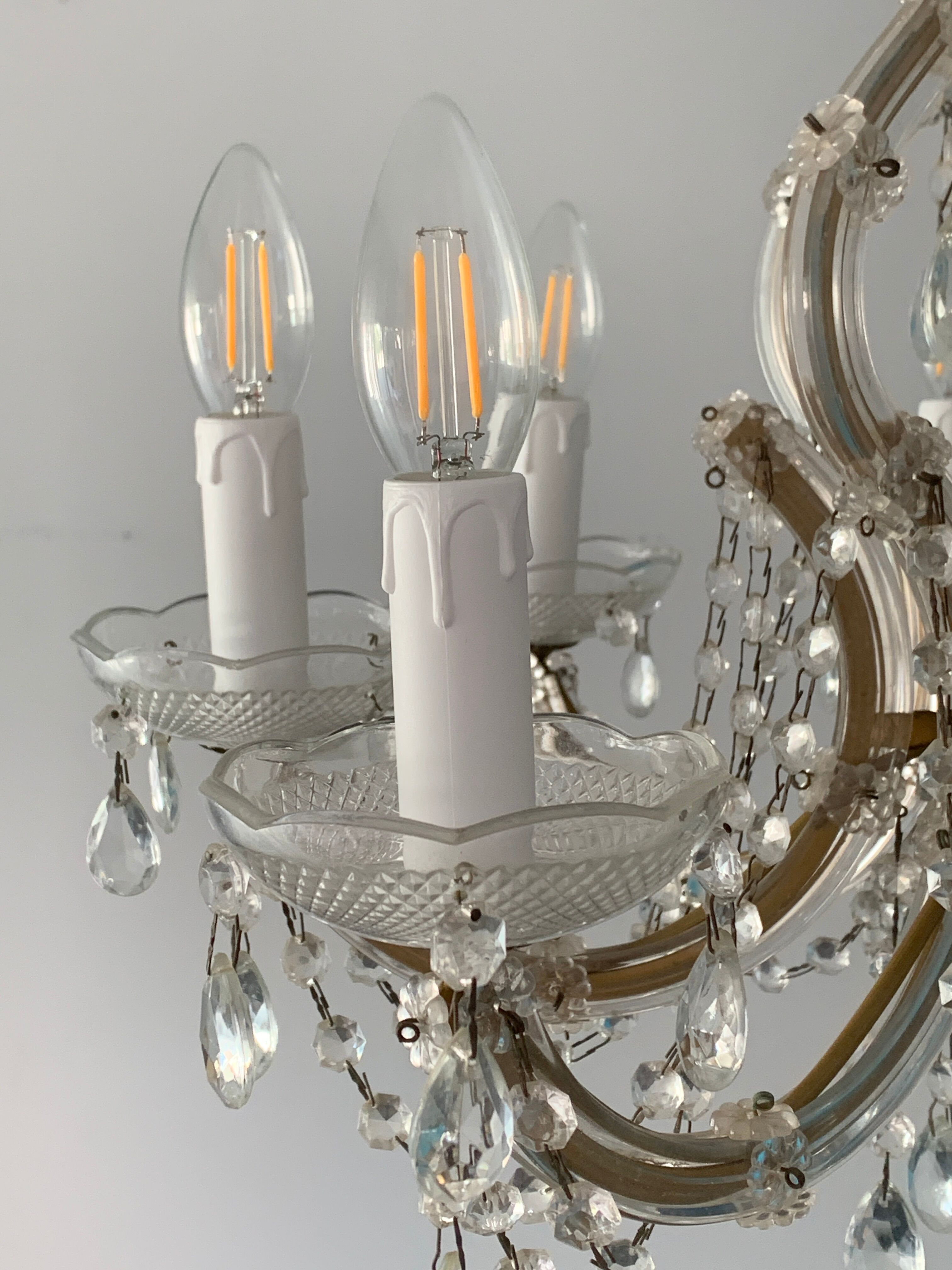 Lustre Marie Thérèse, 8 pampille fires, 1970
