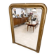 Grand miroir de cheminée Saint-Gobain, circa 1983