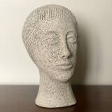 Bust in reconstituted stone
