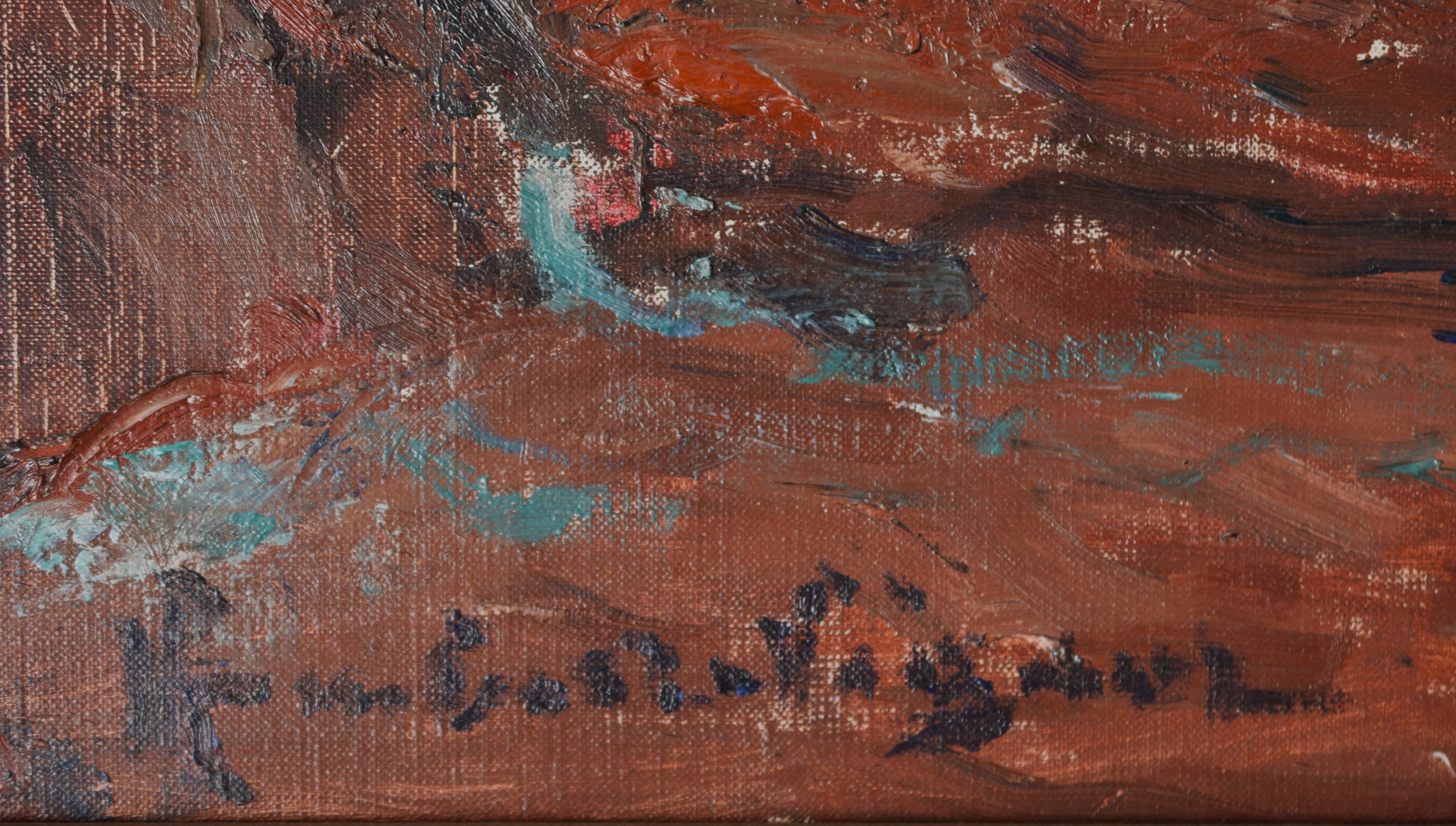 Léonie Humbert-Vignot, The Waves at Saint-Guénolé, circa 1920