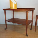 Scandinavian teak roulette dessert, made in Dannemark