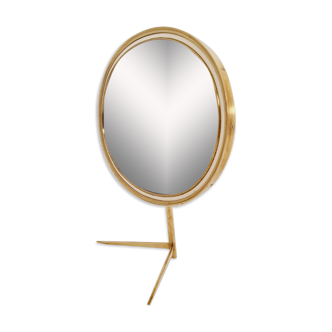 Miroir de maquillage ovale