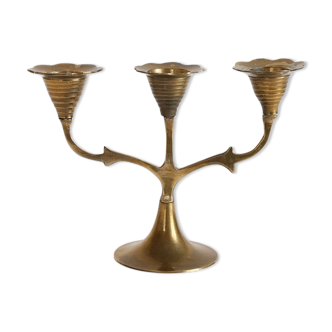 Brass chandelier
