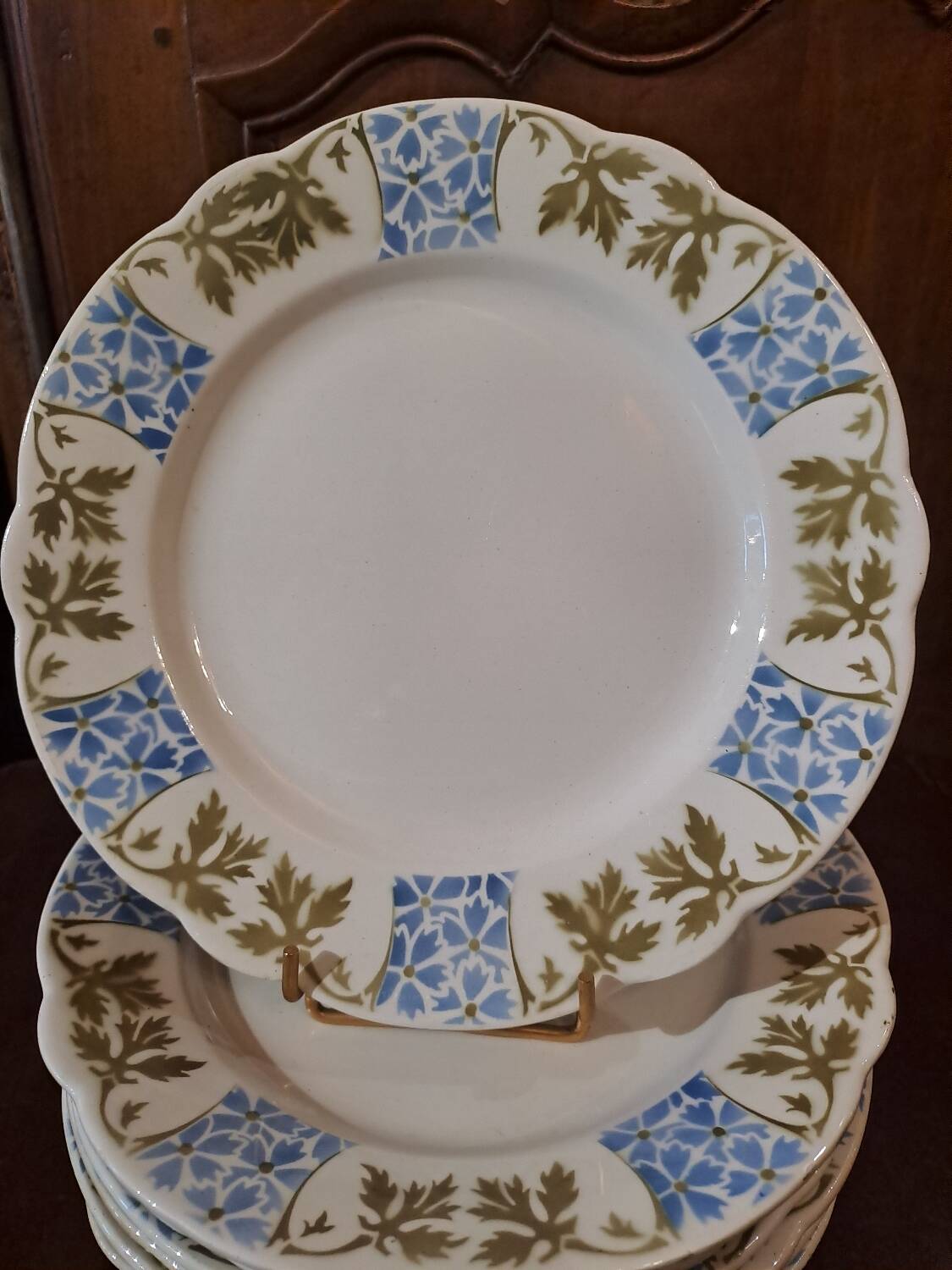 8 flat plates KG Lunéville