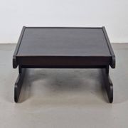 Postmodern Architectural Wooden Coffee Table, Germany, 1970s