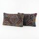 Set of 2 vintage kilim cushion covers 36x51 cm