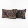 Lot de 2 housses de coussin kilim vintage 36x51 cm