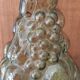 Italian carafe genius glass bottle from Empoli 60s 70s.