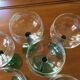 Set de 6 verres à vin d’Alsace en cristal ciselé