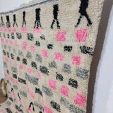 Handmade wool Berber rug 284 X 194 CM