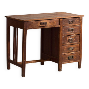 Bureau ancien en bois de sugi – Japan, Période Taishō, vers 1920